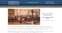 Desktop Screenshot of horsmansolicitors.co.uk